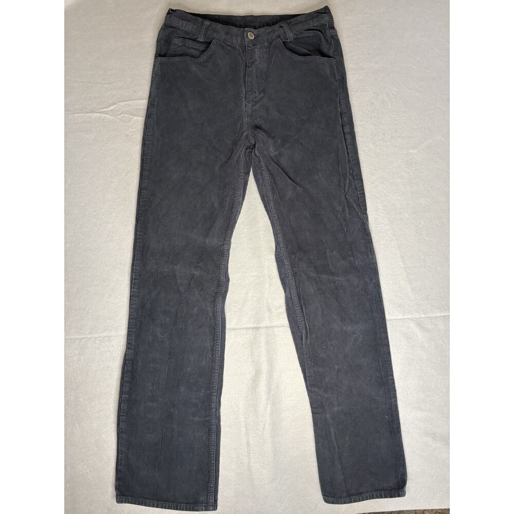 JOHN GALT BRANDY MELVILLE Dark Navy Blue Corduroy High Rise Jeans Sz Medium